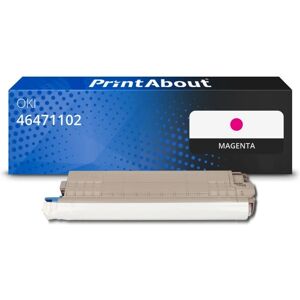 PrintAbout Magenta Toner für OKI - Hohe Kapazität - Kostensparend PrintAbout Magenta Toner für OKI - Hohe Kapazität - Kostensparend