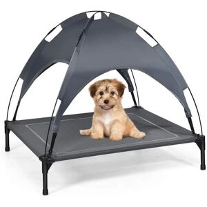 Costway Dog Bed Elevated with Canopy - Indoor/Outdoor, 90x81x86cm Costway Dog Bed Elevated with Canopy - Indoor/Outdoor, 90x81x86cm