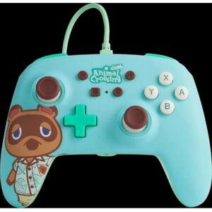 PowerA Nintendo Switch Manette Améliorée Avec Fil - Animal Crossing - Tim Nook - Publicité PowerA Nintendo Switch Manette Améliorée Avec Fil - Animal Crossing - Tim Nook - Publicité