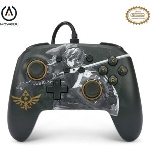 PowerA Nintendo Switch Enhanced Wired Controller - The Legend of Zelda - Battle-ready Link PowerA Nintendo Switch Enhanced Wired Controller - The Legend of Zelda - Battle-ready Link