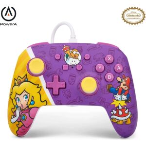 PowerA Nintendo Switch Enhanced Wired Controller - Super Mario: Princess Peach Battle PowerA Nintendo Switch Enhanced Wired Controller - Super Mario: Princess Peach Battle