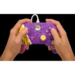 PowerA Nintendo Switch Enhanced Wired Controller - Super Mario: Princess Peach Battle PowerA Nintendo Switch Enhanced Wired Controller - Super Mario: Princess Peach Battle