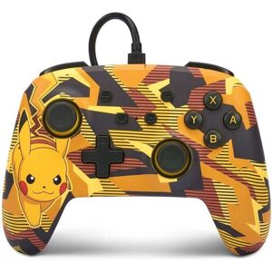 PowerA Nintendo Switch Manette Améliorée Filaires - Pokémon: Camo Storm Pikachu - Publicité PowerA Nintendo Switch Manette Améliorée Filaires - Pokémon: Camo Storm Pikachu - Publicité