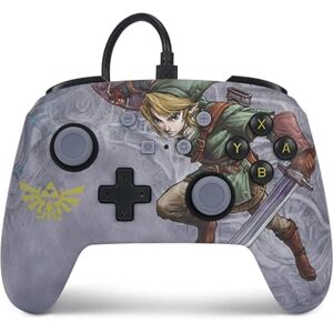 PowerA Nintendo Switch Verbesserter Verdrahteter Controller - The Legend of Zelda: Tapferer Link PowerA Nintendo Switch Verbesserter Verdrahteter Controller - The Legend of Zelda: Tapferer Link