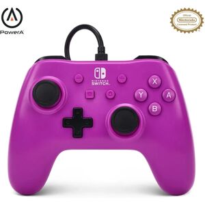 PowerA Nintendo Switch Wired Controller - Grape Purple PowerA Nintendo Switch Wired Controller - Grape Purple