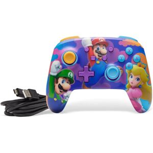 PowerA Nintendo Switch Enhanced Wireless Controller - Super Mario - Color Splash Heroes PowerA Nintendo Switch Enhanced Wireless Controller - Super Mario - Color Splash Heroes