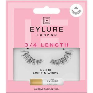 Eylure 3/4 Length Lashes Natural Accent - False Lashes with Adhesive Eylure 3/4 Length Lashes Natural Accent - False Lashes with Adhesive