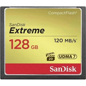 SanDisk CompactFlash Extreme 128GB (SDCFXSB-128G-G46) SanDisk CompactFlash Extreme 128GB (SDCFXSB-128G-G46)