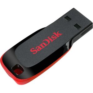 SanDisk Cruzer Blade 128GB USB Flash Drive - Black, Red - Storage SanDisk Cruzer Blade 128GB USB Flash Drive - Black, Red - Storage
