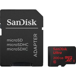 SanDisk 200GB MicroSDXC UHS Klasse 10 - Geheugenkaart SanDisk 200GB MicroSDXC UHS Klasse 10 - Geheugenkaart