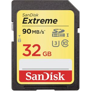SanDisk 32GB Extreme SDHC U3/Class 10 Memory Card - Memory Card SanDisk 32GB Extreme SDHC U3/Class 10 Memory Card - Memory Card