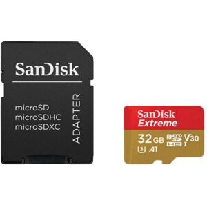 SanDisk 32GB Extreme microSDHC UHS-I - Karta pamięci SanDisk 32GB Extreme microSDHC UHS-I - Karta pamięci