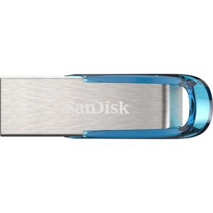 SanDisk Ultra Flair 128GB USB 3.0 Flash Drive - Tropical Blue - USB 3.0 Drive SanDisk Ultra Flair 128GB USB 3.0 Flash Drive - Tropical Blue - USB 3.0 Drive