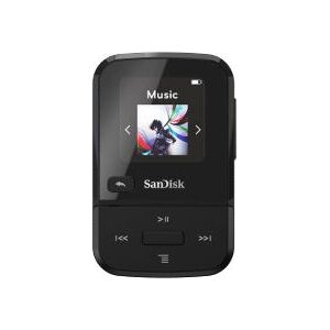SanDisk Clip Sport Go MP3 přehrávač - Až 8 000 skladeb - Černý SanDisk Clip Sport Go MP3 přehrávač - Až 8 000 skladeb - Černý