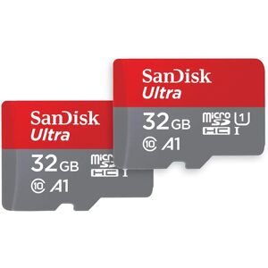SanDisk Ultra A1 (2020) microSD - microSDHC 32GB 2-Pack SanDisk Ultra A1 (2020) microSD - microSDHC 32GB 2-Pack