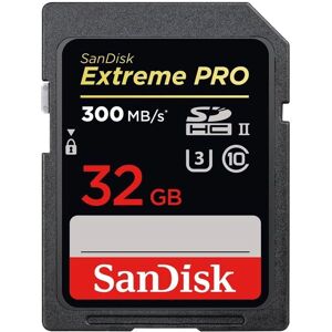 SanDisk Extreme PRO UHS-II U3 V90 SD - SDHC 32GB SanDisk Extreme PRO UHS-II U3 V90 SD - SDHC 32GB