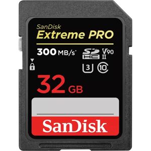 SanDisk Extreme PRO UHS-II U3 V90 SD - SDHC 32GB SanDisk Extreme PRO UHS-II U3 V90 SD - SDHC 32GB