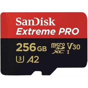 SanDisk Extreme PRO A2 200 MB/s microSD - microSDXC 256GB SanDisk Extreme PRO A2 200 MB/s microSD - microSDXC 256GB