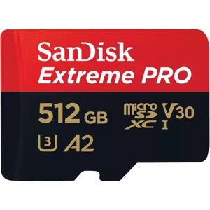 SanDisk Extreme PRO A2 200 MB/s microSD - microSDXC 512GB SanDisk Extreme PRO A2 200 MB/s microSD - microSDXC 512GB