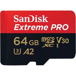 SanDisk Extreme PRO A2 200 MB/s microSD - microSDXC 64GB SanDisk Extreme PRO A2 200 MB/s microSD - microSDXC 64GB