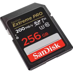 SanDisk Extreme PRO UHS-I V30 200 MB/s SD - SDXC 256GB SanDisk Extreme PRO UHS-I V30 200 MB/s SD - SDXC 256GB