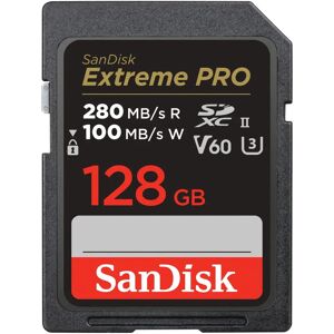 SanDisk Extreme PRO UHS II V60 280MB/s (SDSDXEP-GN4IN) - 128GB (SDSDXEP-128G-GN4IN) SanDisk Extreme PRO UHS II V60 280MB/s (SDSDXEP-GN4IN) - 128GB (SDSDXEP-128G-GN4IN)