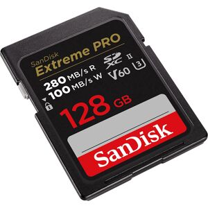 SanDisk Extreme PRO UHS II V60 280MB/s (SDSDXEP-GN4IN) - 128GB (SDSDXEP-128G-GN4IN) SanDisk Extreme PRO UHS II V60 280MB/s (SDSDXEP-GN4IN) - 128GB (SDSDXEP-128G-GN4IN)
