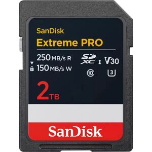 SanDisk Extreme PRO UHS-I V30 200 MB/s SD - SDXC 2TB SanDisk Extreme PRO UHS-I V30 200 MB/s SD - SDXC 2TB