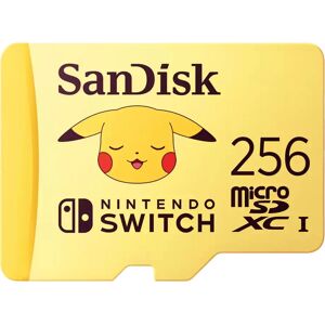 SanDisk Pokémon microSDXC - Pikachu microSDXC 256GB SanDisk Pokémon microSDXC - Pikachu microSDXC 256GB