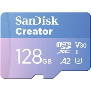 SanDisk Creator MicroSDXC - 128GB - memory cards - UHS-I Class 10 - Blue SanDisk Creator MicroSDXC - 128GB - memory cards - UHS-I Class 10 - Blue