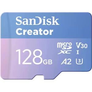 SanDisk Creator MicroSDXC - 128GB - memory cards - UHS-I Class 10 - Blue SanDisk Creator MicroSDXC - 128GB - memory cards - UHS-I Class 10 - Blue