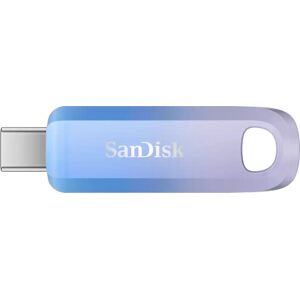 SanDisk 256GB USB-C Flash Drive - Blue, Lilac - USB 3.2 SanDisk 256GB USB-C Flash Drive - Blue, Lilac - USB 3.2