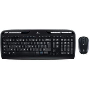 Logitech - MK330 - UK - Black - Tastatur og mus-sett Logitech - MK330 - UK - Black - Tastatur og mus-sett