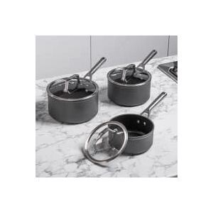 Ninja Grey Pan Set - 3 Piece Non-Stick Cookware Ninja Grey Pan Set - 3 Piece Non-Stick Cookware