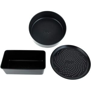 Ninja Non-Stick Loaf Tin, Cake Tin & Crisper Tray - Bakeware Set Ninja Non-Stick Loaf Tin, Cake Tin & Crisper Tray - Bakeware Set