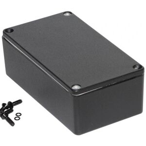 Hammond 1590WXXBK Wasserdicht Gehäuse - 145x121x39mm - Aluminium - Schwarz Hammond 1590WXXBK Wasserdicht Gehäuse - 145x121x39mm - Aluminium - Schwarz