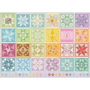 Puzzle Cobble Hill Quilt Usagé Étoiles - Saisons - Publicité Puzzle Cobble Hill Quilt Usagé Étoiles - Saisons - Publicité