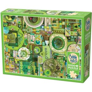 Puzzle Vert Cobble Hill de 1000 Pièces - Type de Produit - Publicité Puzzle Vert Cobble Hill de 1000 Pièces - Type de Produit - Publicité