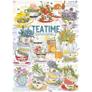 Cobble Hill Tea Time Jigsaw Puzzle - 1000 Pieces Cobble Hill Tea Time Jigsaw Puzzle - 1000 Pieces