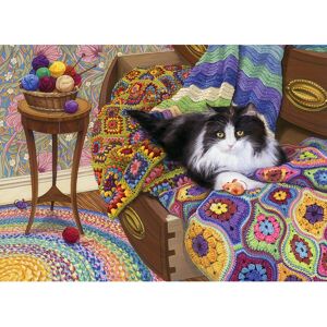 Cobble Hill Comfy Cat Puzzle - 1000 Pieces - Puzzle Cobble Hill Comfy Cat Puzzle - 1000 Pieces - Puzzle