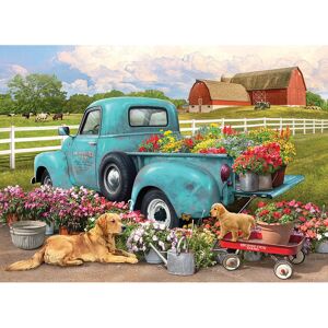 Cobble Hill Flower Truck 1000 Piece Jigsaw Puzzle - Puzzle Cobble Hill Flower Truck 1000 Piece Jigsaw Puzzle - Puzzle