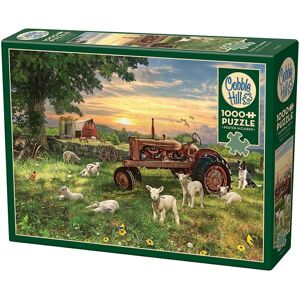 Cobble Hill Field at Sunrise 1000 Piece Jigsaw Puzzle - Puzzle Cobble Hill Field at Sunrise 1000 Piece Jigsaw Puzzle - Puzzle