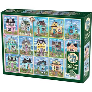 Cobble Hill Seaside Shops Puzzel van 1000 stukjes - Puzzel Cobble Hill Seaside Shops Puzzel van 1000 stukjes - Puzzel