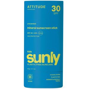 Attitude Sunly Kids Sunscreen Stick - SPF 30 - 60 g Attitude Sunly Kids Sunscreen Stick - SPF 30 - 60 g