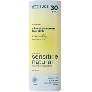 Attitude Sensitive Natural Gesichtsstick SPF30 - Sonnencreme für empfindliche Haut Attitude Sensitive Natural Gesichtsstick SPF30 - Sonnencreme für empfindliche Haut