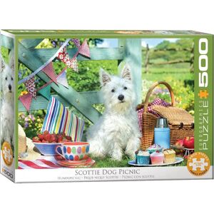 Puzzle Eurographics Chien Scottie - Pic Nic 500 pièces Puzzle Eurographics Chien Scottie - Pic Nic 500 pièces
