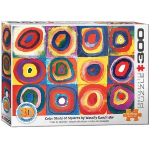 Eurographics Kandinsky 3D Lenticular Pussel - Abstrakt Konst Eurographics Kandinsky 3D Lenticular Pussel - Abstrakt Konst