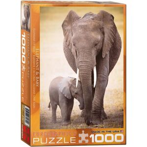 Eurographics Elefant & Baby 1000 Stück Puzzle - Tiere Eurographics Elefant & Baby 1000 Stück Puzzle - Tiere