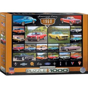Eurographics Amerikai autók a 1960-as évekből 1000 darab Puzzle - Járművek Eurographics Amerikai autók a 1960-as évekből 1000 darab Puzzle - Járművek