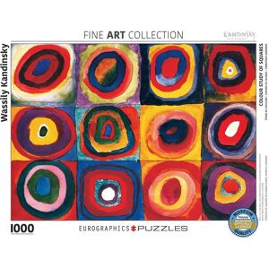 Eurographics Kandinsky Čtverce a Kruhy Puzzle - 1000 Kusů Eurographics Kandinsky Čtverce a Kruhy Puzzle - 1000 Kusů